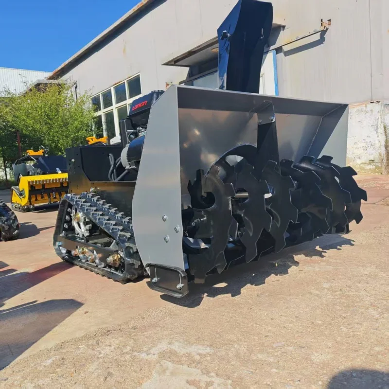Electric Intelligent Remote Control Snow Sweeper Robot Motor Gear Type Snow Blower for Outdoor Use
