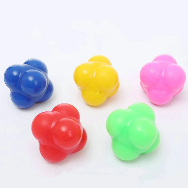 Hexagonal Reaction Ball Speed Reaction Ball Agile Sensitive Fitness Ability Training Change Direction For Adults Children