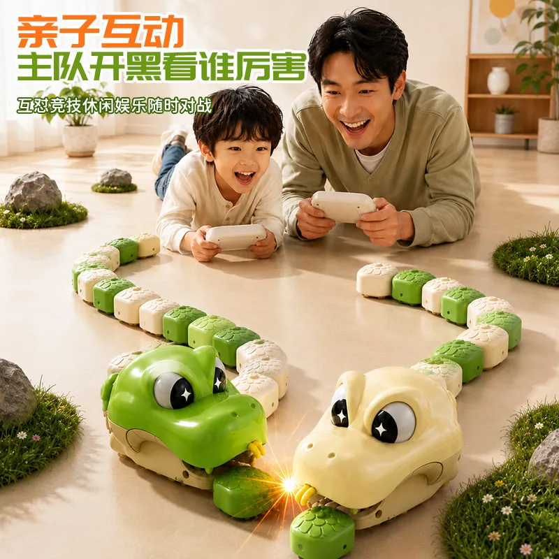 Generic Remote Control Magnetic Snake Toy Multiplayer Interactive Competitive Game Indoor Party Entertainment For Adults Family