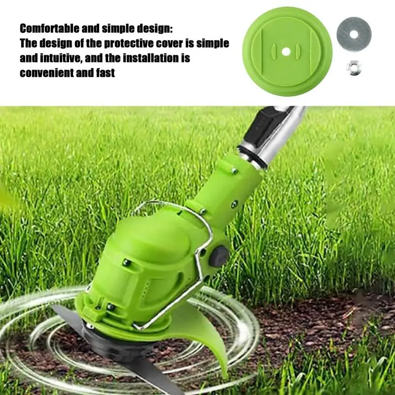 

Lawn Trimmer Protective Cover Trimmer Weeder Guard Cover Wear-Resistant Lawn Mower Accessories for Park Lawn Farm Garden