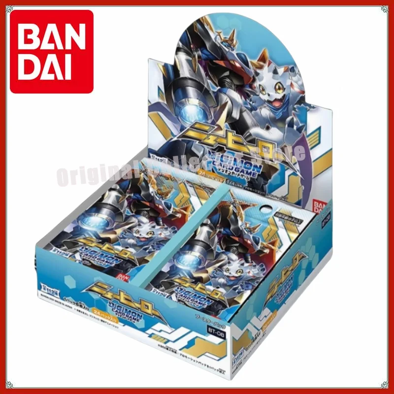 

Original Bandai Digimon Cards DTCG Japanese Digital Monster Battle Card BT-08 New Hero Replenish Bag Collect Child Gift