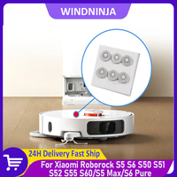 Water Tank Filters Water Core for Xiaomi Roborock S5 S6 S50 S51 S52 S55 S60/S5 Max/S6 Pure Robotic Vacuum Cleaner Replacement