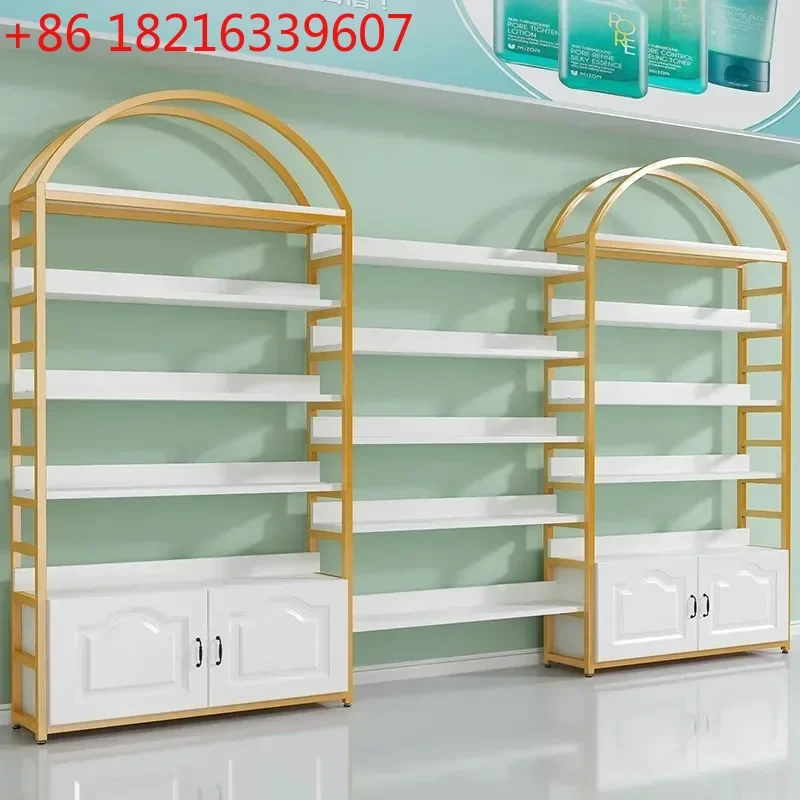 Multi Layer Metal Display Shelves for Supermarket Convenience Store Beverage Sample Showcase Warehouse Storage Rack