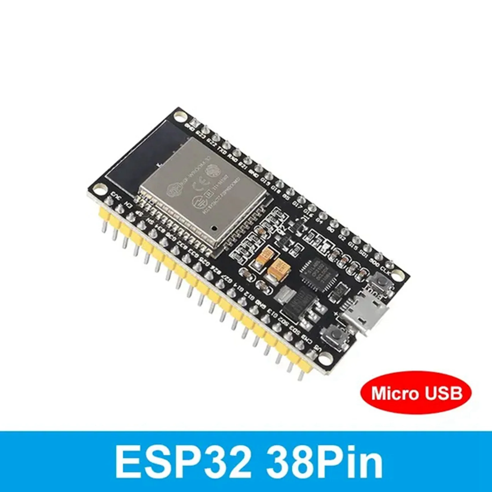 

【NEWLY】3PCS ESP32 Development Board Wifi+Bluetooth Ultra-Low Power Dual Core Specification Model ESP32 38Pin CH9102
