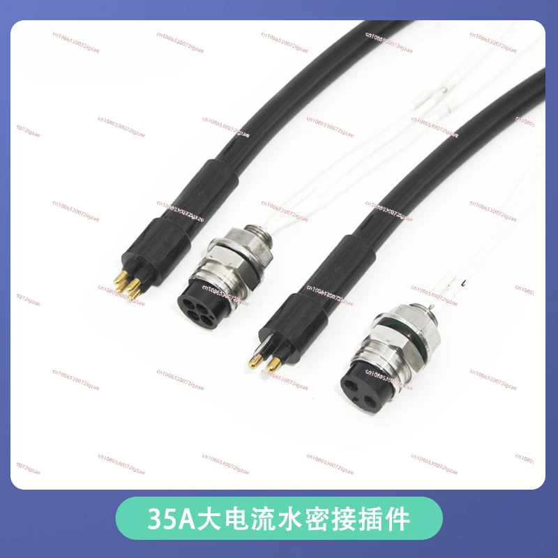 35A high current water-tight connector underwater cable 1000 meters deep water connector underwater plug