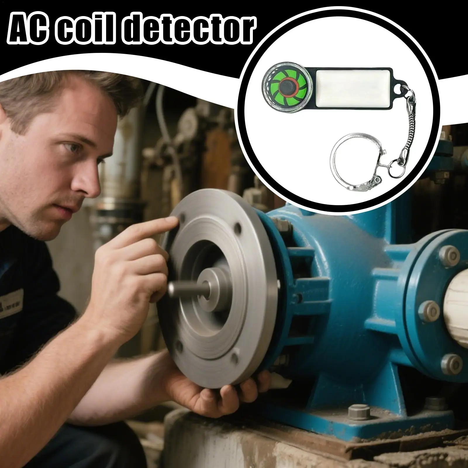 جهاز اختبار الملف اللولبي المغناطيسي أداة كشف مغناطيسية محمولة مضخة توزيع جهاز اختبار دوران لمرحل مضخة الضاغط الصناعي #4