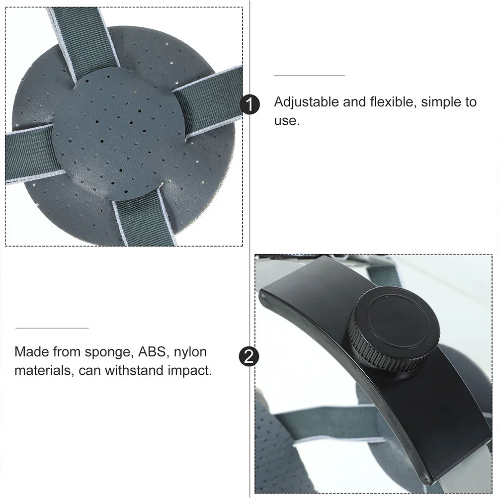 2 Pcs 라이닝 하드 모자 교체 서스펜션 조절 가능한 라이너 액세서리 손잡이 나일론