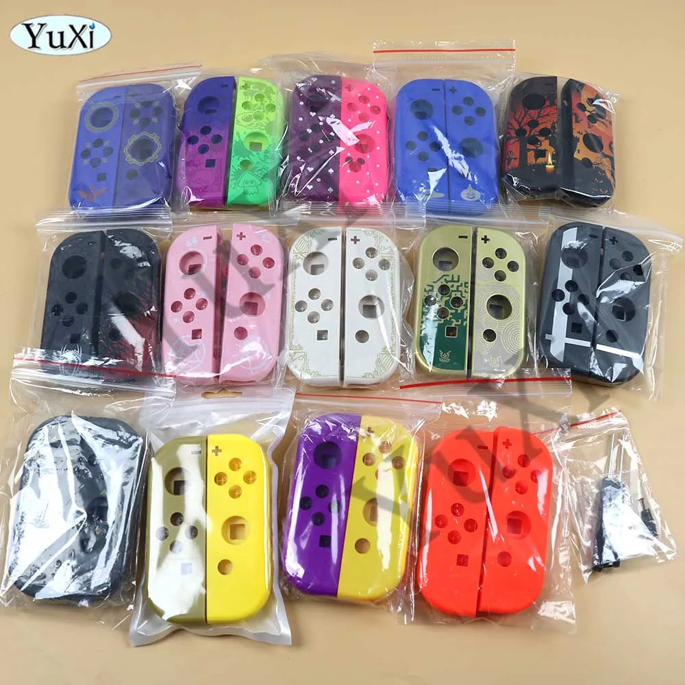 1Set casing penutup kerangka mesin SL SR tombol untuk Nintend Switch Oled Joy-Con Pengendali permainan kiri kanan casing pegangan suku cadang pengganti