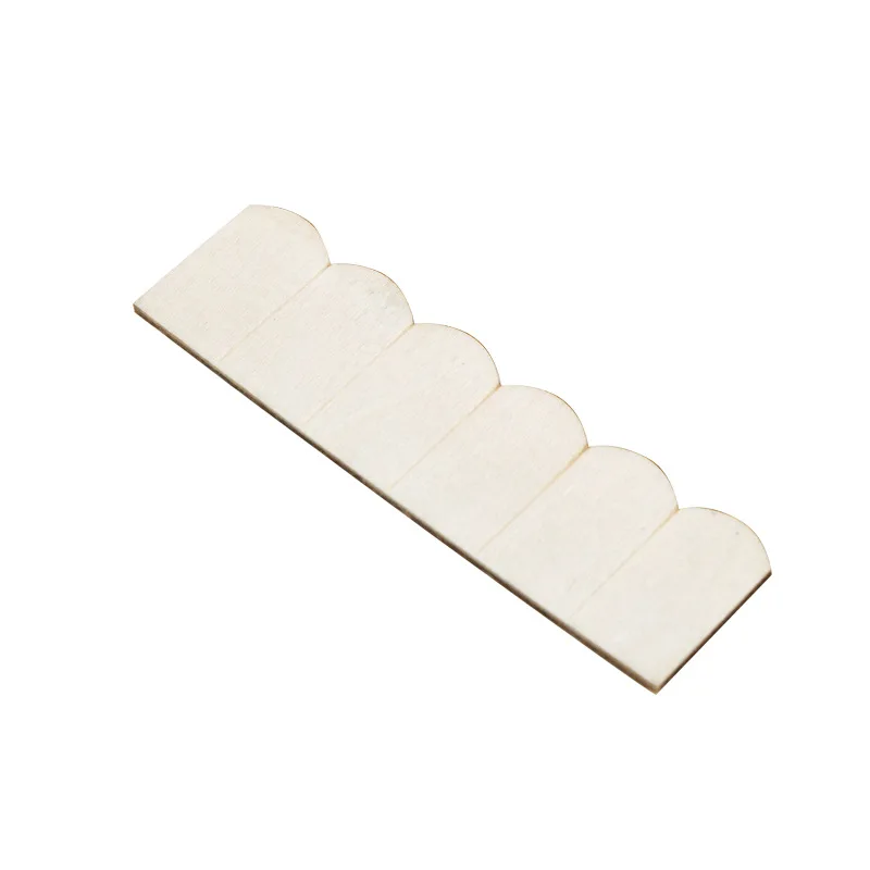 3picecs 1:12 poppenhuis miniatuur accessoires DIY houten dakgordels 12 stks/pak - huisbouw decor