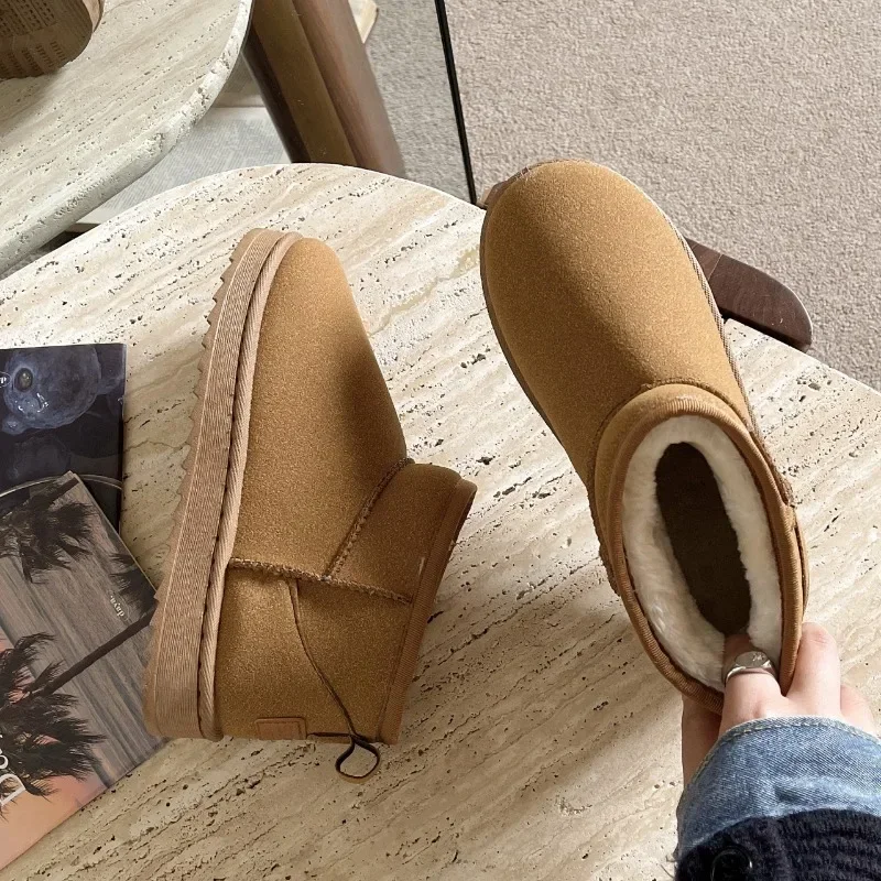 

New 2025 Women Winter Ultra Mini Boot Designer Australian Platform Boots for Leather Warm Ankle Fur Booties Luxury Boots