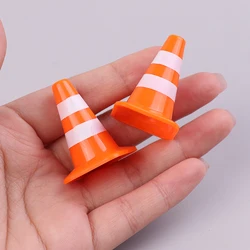 7pcs Mini Traffic Signs Roadblock Toy for Kids Construction Car Theme Party Traffic Cone Sport Training