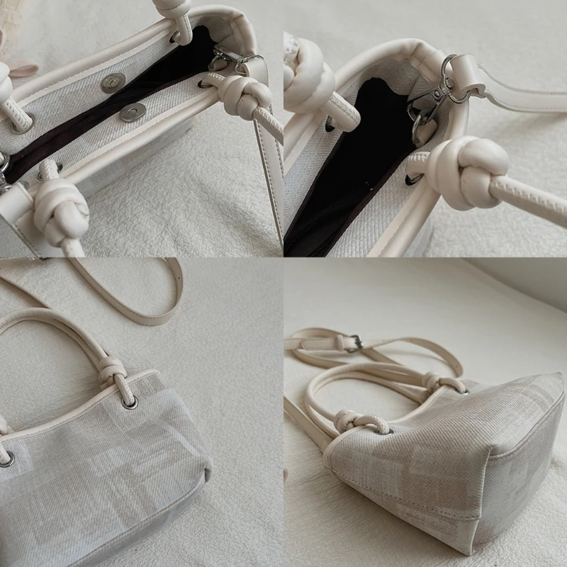 340D Modern Feminine PU Leather Bucket Bag Handbag With Multiple Carrying Option