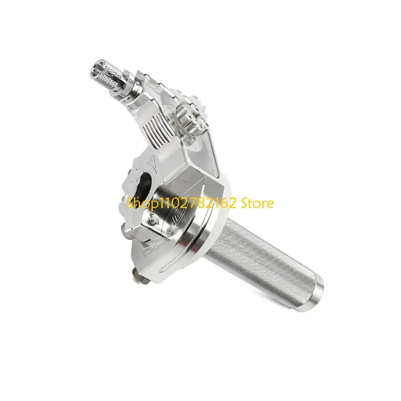

547B Ergonomic Motorcycle Handle Grip 22mm Aluminum Throttles Controls Quick Installation Compatibles With Most Bikes