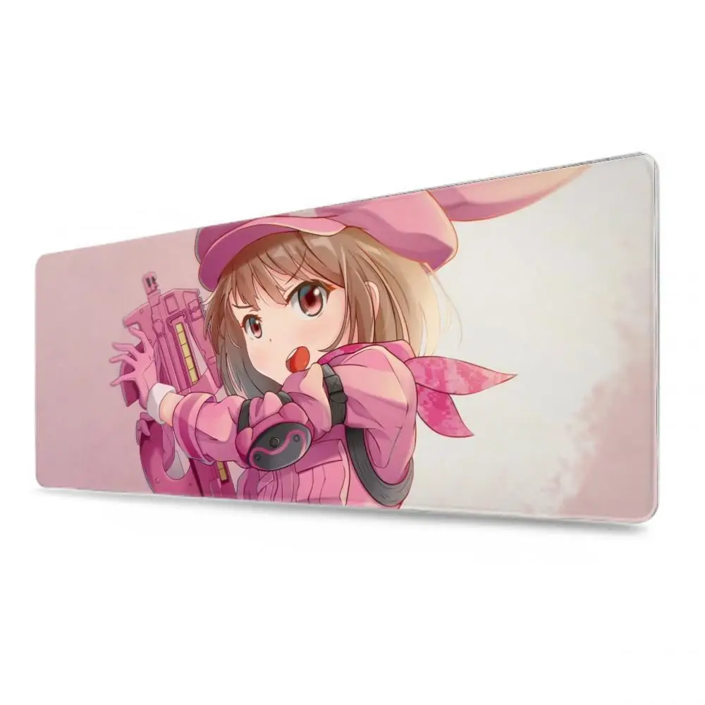 Gun Gale Online Mouse Pad Gaming Mousepad Pc Accessories Keyboard Mat Desk Protector Mats Anime Mouse Pads