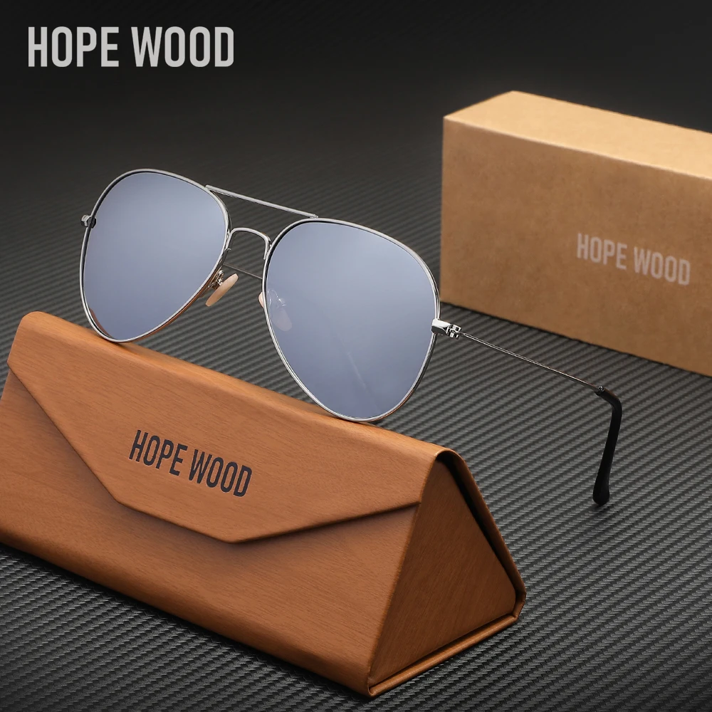 

Классические солнцезащитные очки HOPEWOOD, повседневные поляризационные очки UV400 для мужчин и женщин, очки для вождения, отдыха на открытом воздухе