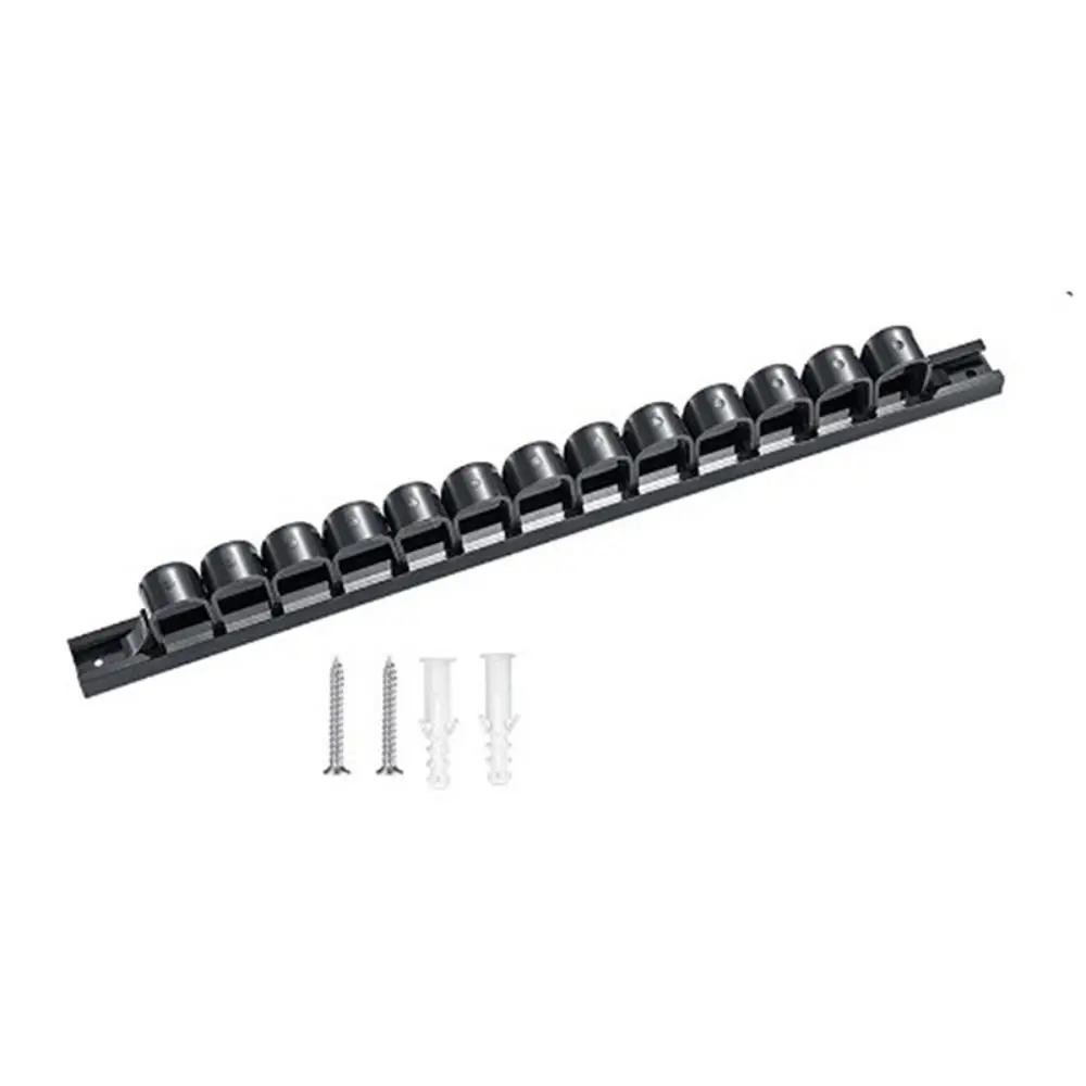 Wall Mounted Screwdriver Organizer Storage Holder Space Saving Wrench Plier Display Rack Plastic High Quality Tool Holder