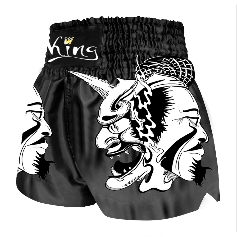 Men\'s and women\'s Mma breathable fitness training boxing shorts clothing youth combat shorts adult surfing swimwear set