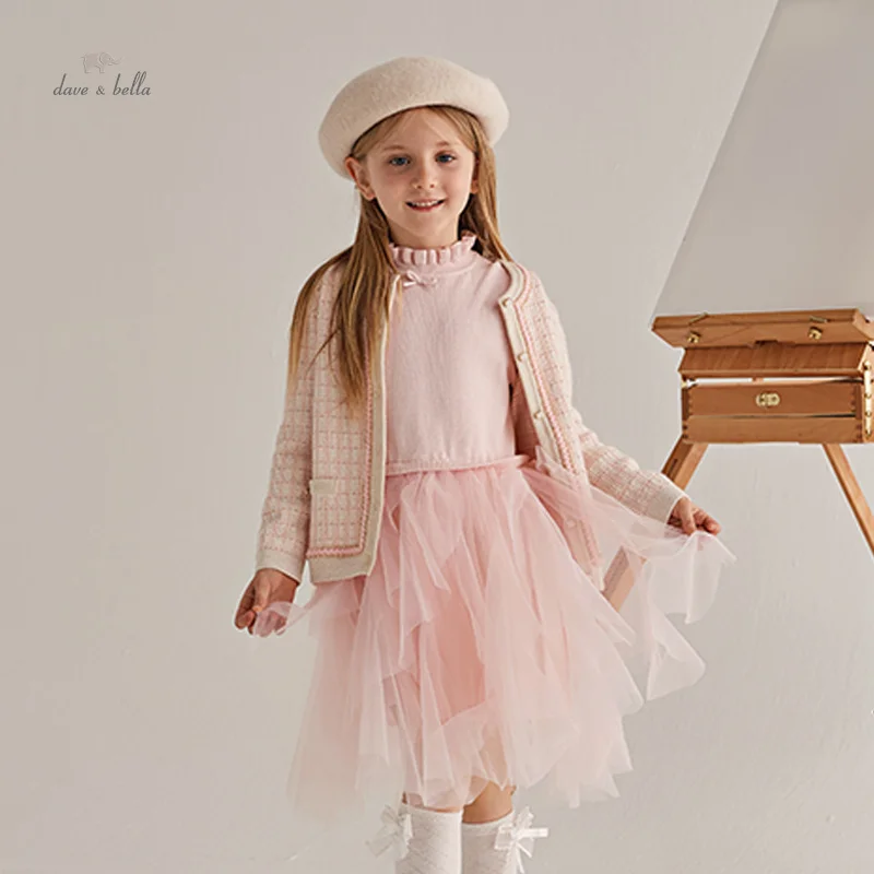 

Dave Bella Girl's Dress Children's Autumn Princess Dress Charm Noble Sweet Lovely Fashion Party Outdoor DK3236626