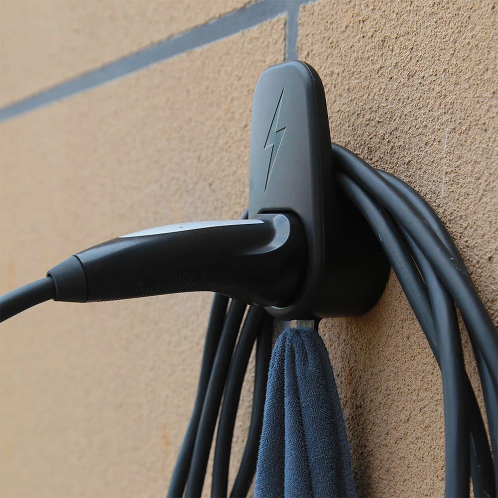 Für Tesla Modell 3 Y Auto Ladegerät Halter Stecker Halterung EU UNS Adapter Stand Wand Halterung Lade Kabel Organizer Zubehör