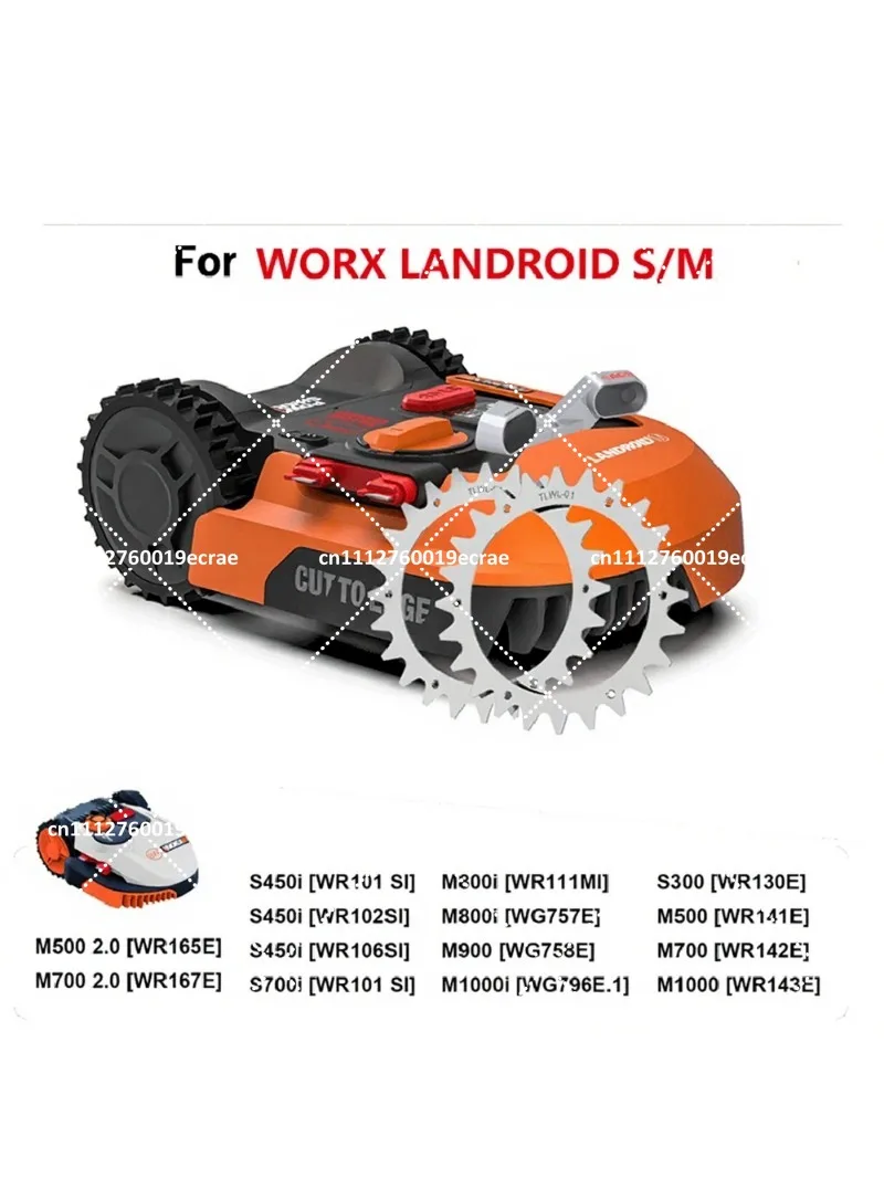 Improved Traction Auxiliary Wheel Spikes Anti-slip Wheel Accessories For Automatic Robot Lawn Mower