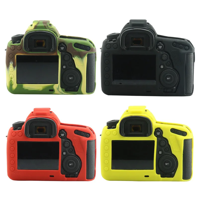 

For Canon EOS 5D Mark IV 5D4 5D2 SLR camera special silicone case camera bag micro single case + free tempered film
