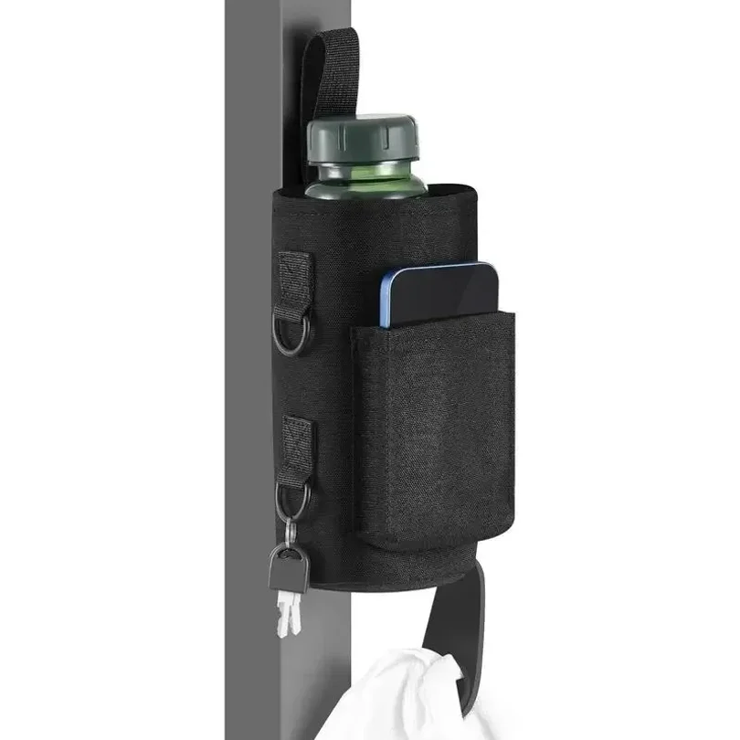Magnetic Gym Water Bottle Bag Non Slip Magnetic Gym Sling Bag Portable Magnetic Water Bottle Carrier Holder for Gym Accessories