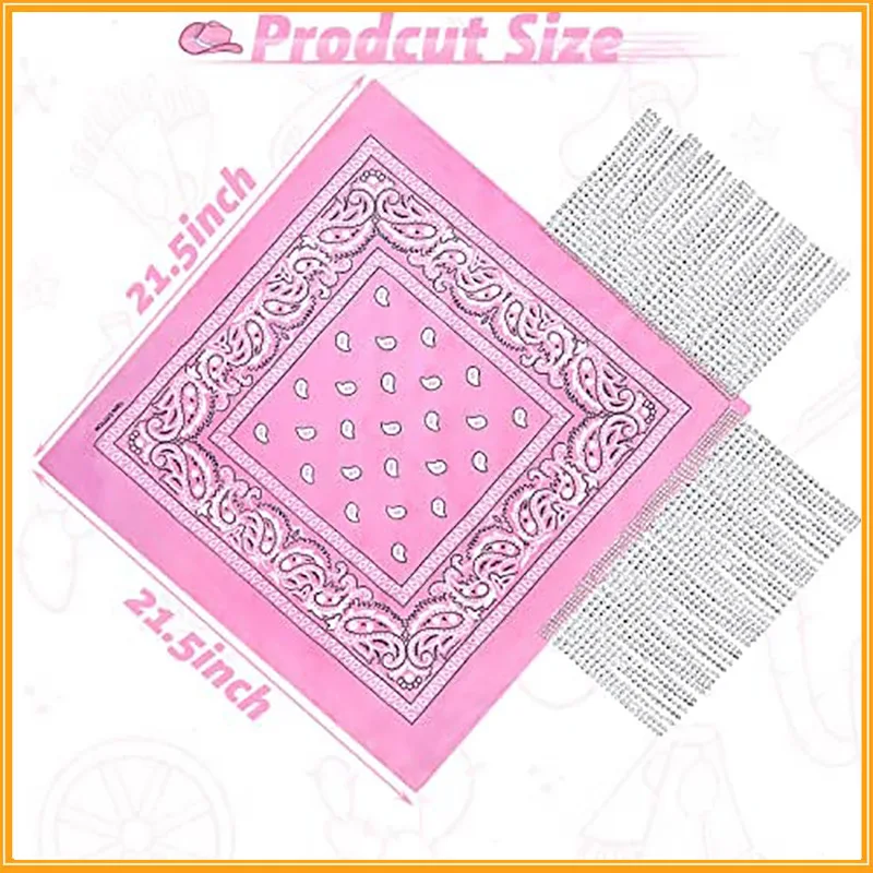 تقليد الماس الكاجو زهرة وشاح شرابة ، الهيب هوب حزب الديكور ، حزب البكالوريوس ، ديسكو ، الرجعية