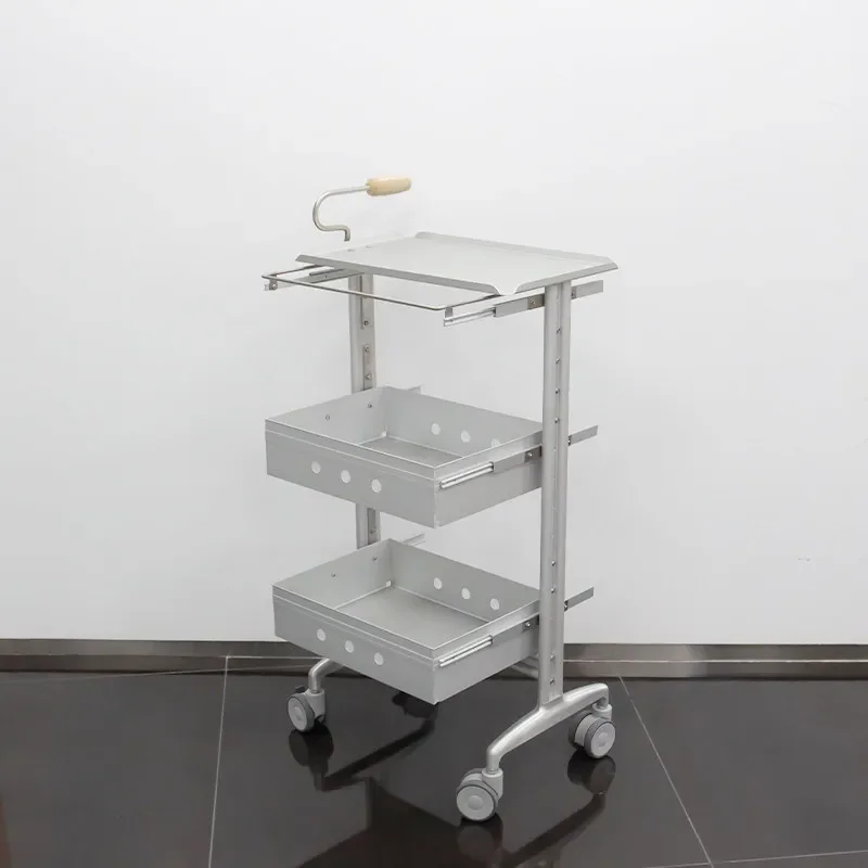 Professional salon perm and dye multifunctional tool cart, aviation aluminum alloy cart, academy hairdressing specialist, intern
