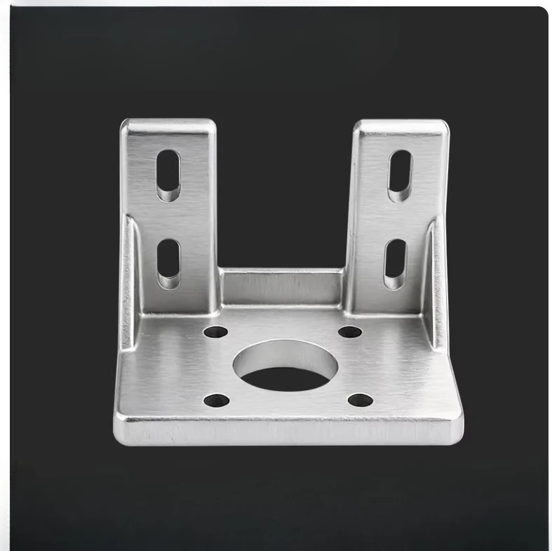 Positioning Cylinder Mount Thin Cast Aluminum Fixed Bracket 40*40mm Pneumatic Component Accessories