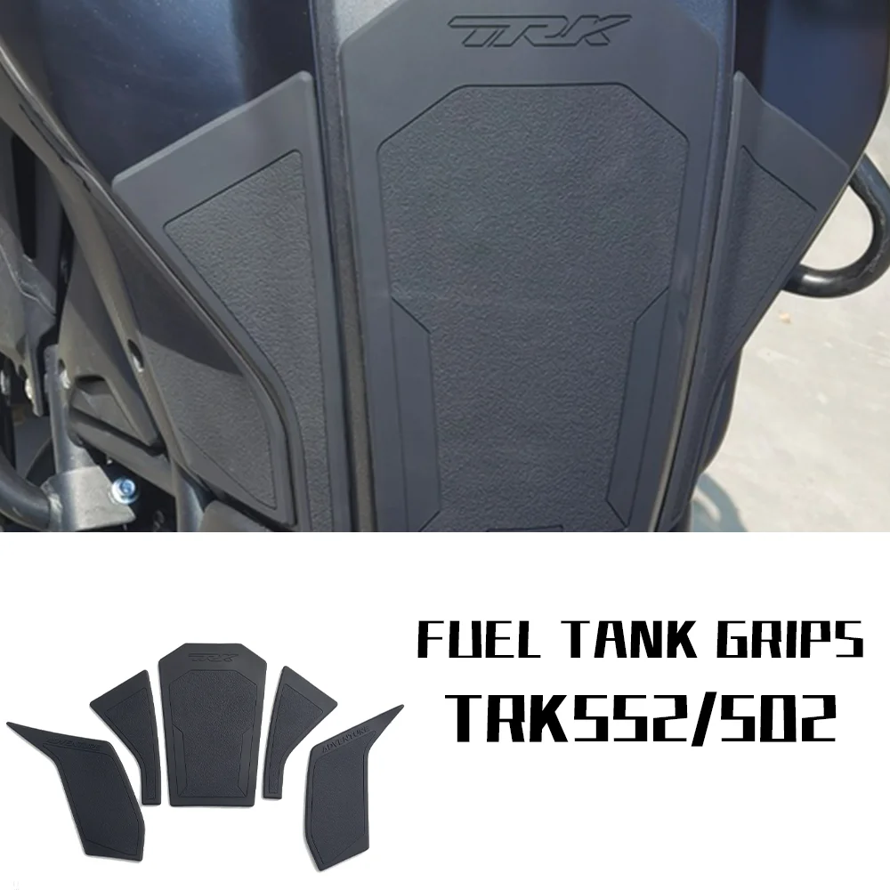 

Motorcycle Accessories 2025 TRK552X TRK502X Tank Grips For Benelli TRK 552X TRK502 X Tank Grips TRK 552 X Knee Grip Decals 2025-