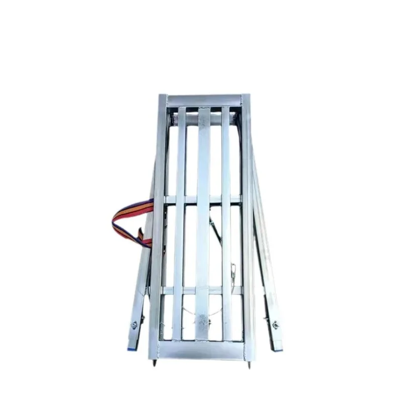 Equipamento de construção de metal moderno, extensão dobrável, andaime telescópico, plataformas de trabalho industrial com escada combinada