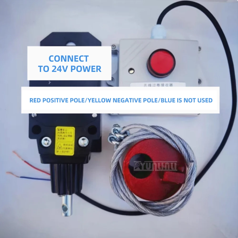 Wireless Limit Switch for Truck-Mounted Cranes with Integrated Over-Winding Switch and Counterweight Wire Rope