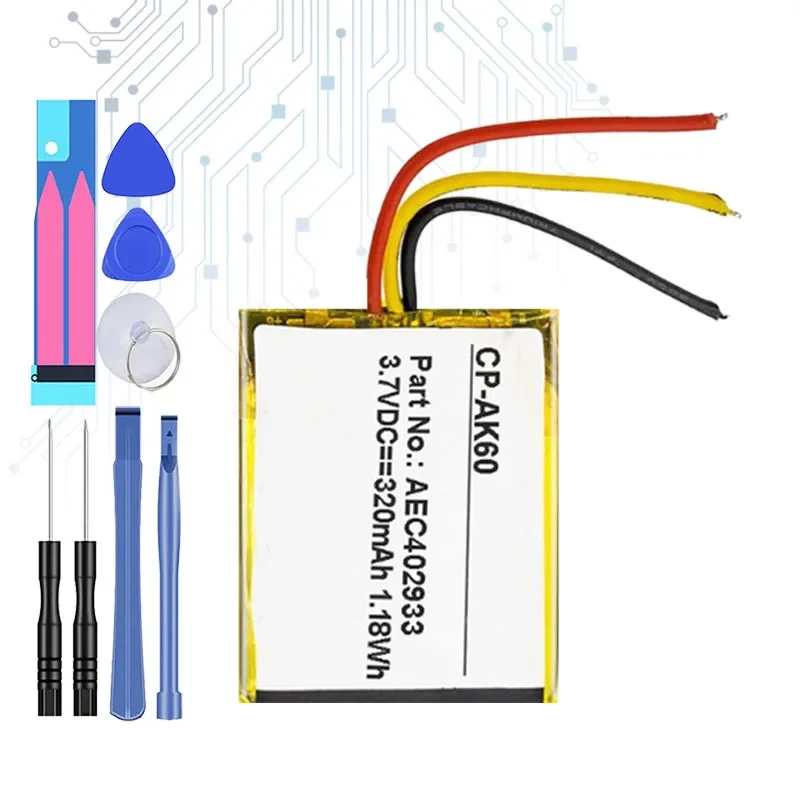 YKaiserin Replacement Battery AEC402933 (3line) for AKG N60NC