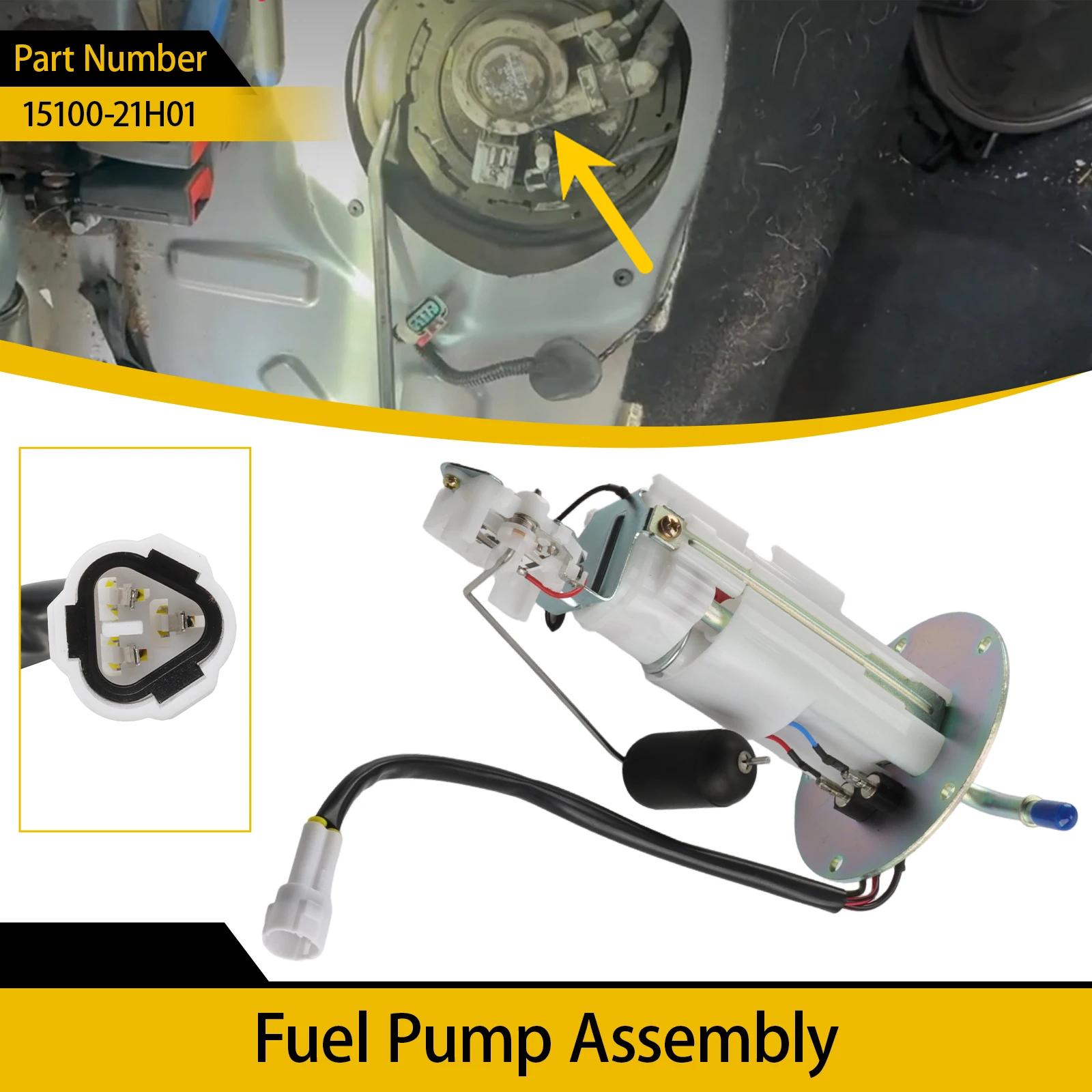 

15100-21H01 15610-27G00 15100-21H00-000 Топливный насос в сборе для SUZUKI GSX-R 1000 2007 2008 2009 2010 2011 Автомобильные аксессуары