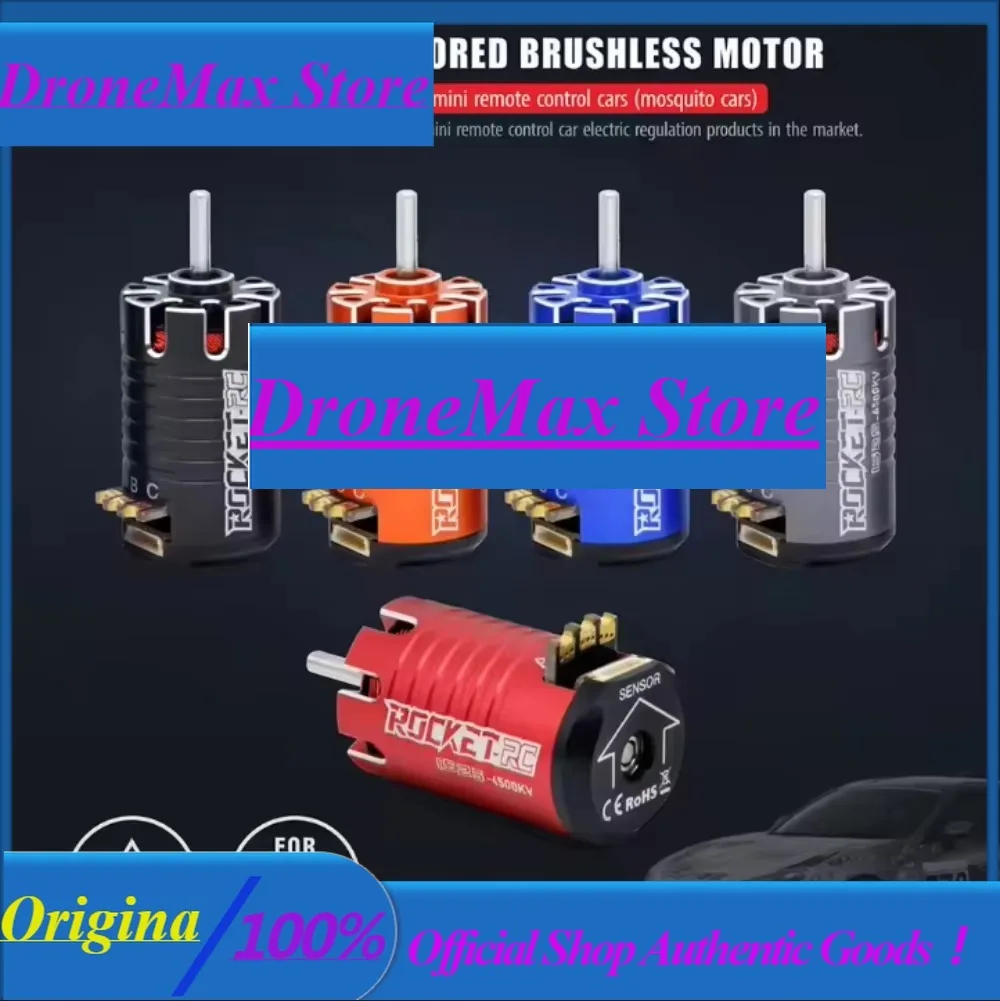 DroMaROCKET-RC Mini1525 Motor With KIWAMI 30A ESC Sensored Brushless Combo For 1/28 1/27 Scale RC Mini Remote Control Mosquito