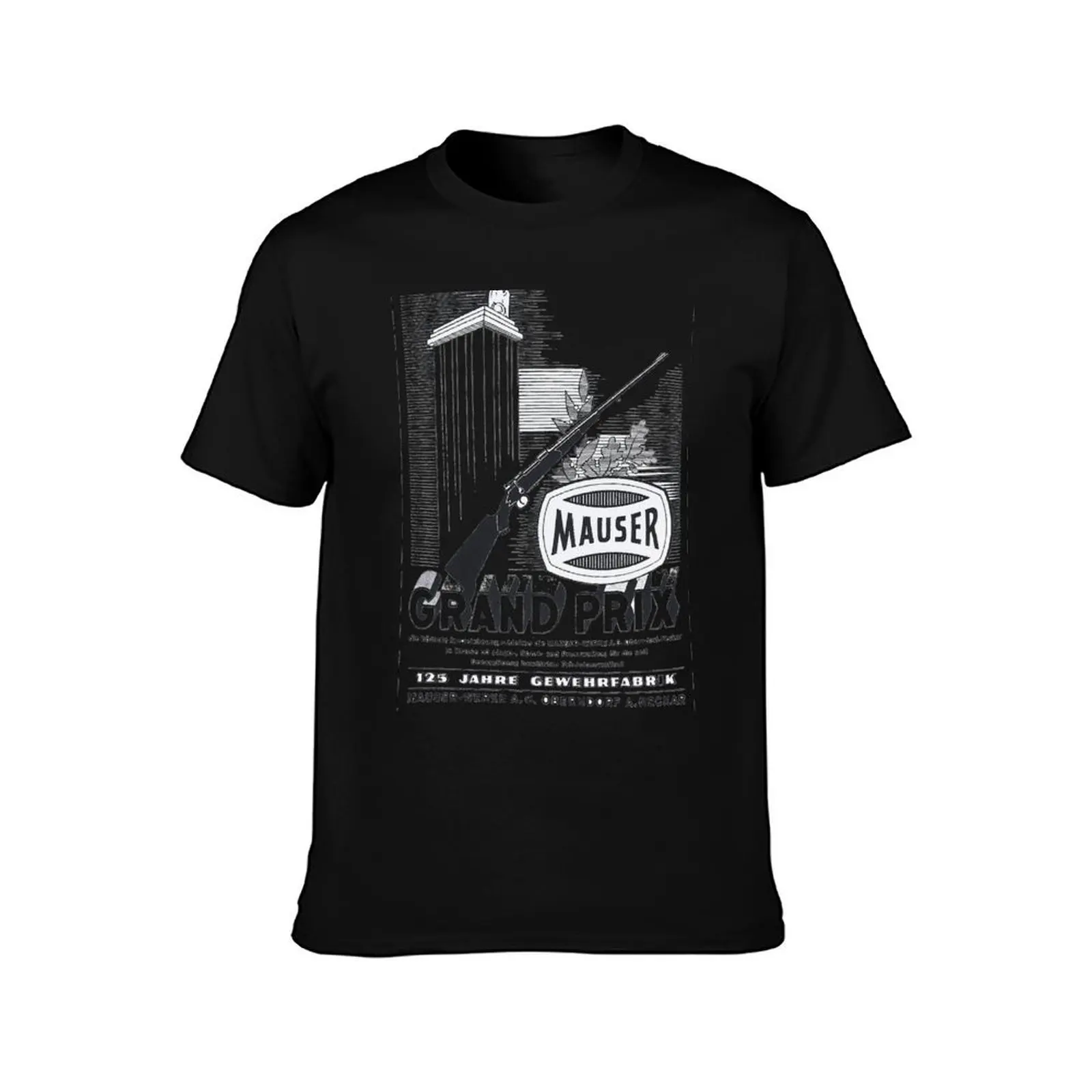 Vintage Mauser hunting rifle T-Shirt man t shirts graphic T-Shirt