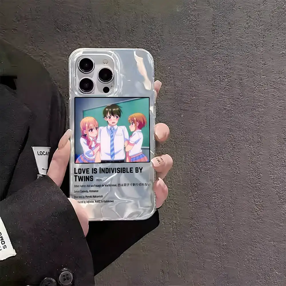 حافظة هاتف L-love غير قابلة للتجزئة لهاتف آيفون 16 15 14 13 12 11 Pro Max Plus متعددة الألوان مطلية بالفضة غير اللامعة #6