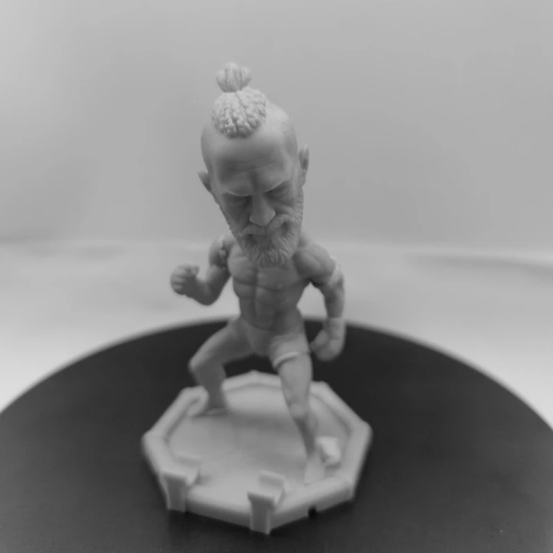 Kit Rakitan Model Resin Skala 1/24 DIY Pria Berotot Kepala Besar Mainan Patung Belum Dirakit dan Tidak Dicat