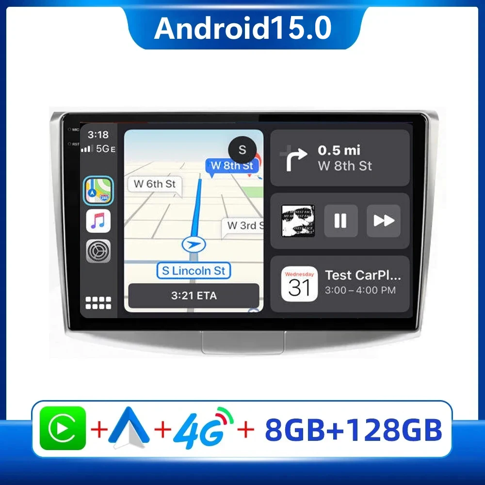 10-дюймовый Android 15.0 4G NET RDS автомобильный радиоприемник мультимедийный видеоплеер для VW Volkswagen Passat B7 B6 2010-2015 Magotan CC Carplay
