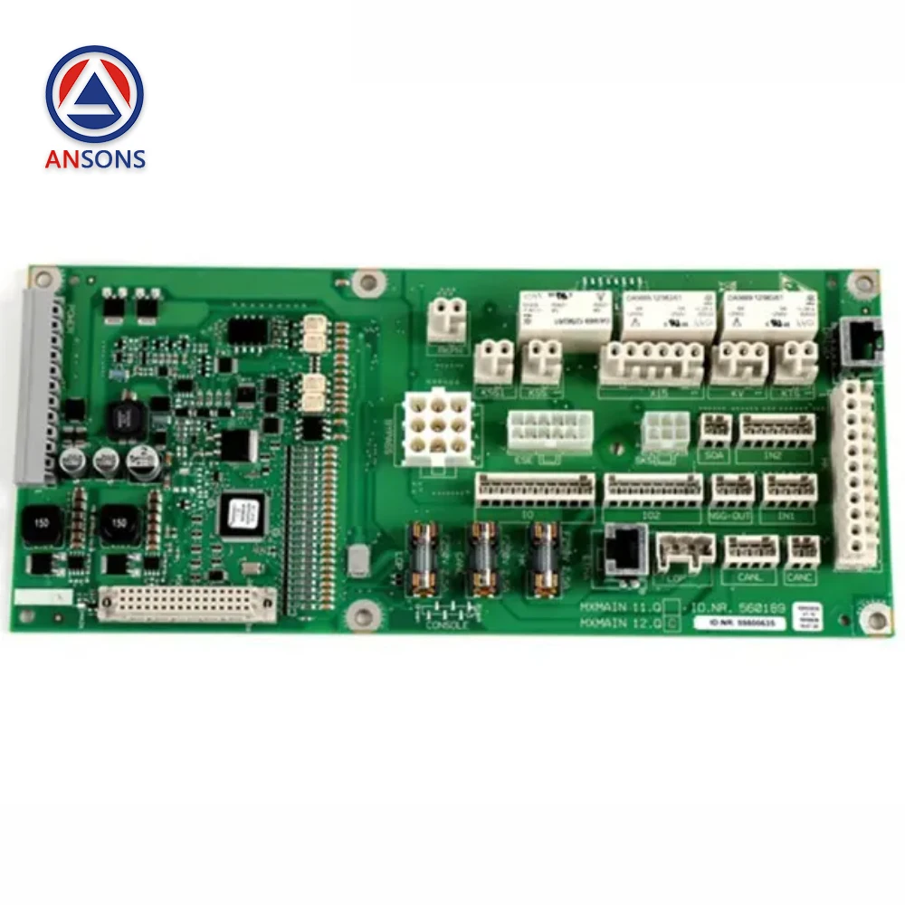 Carte PCB principale d'ascenseur Ansons, pièces de rechange, ID.NR.59800635 ID.NR.560189, MXMAIN 5500 S ** R