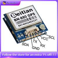 Beitian BN-880 GPS Module with HMC5883L Compass GPS/GLONASS/Galileo/BeiDou Support -167dBm Sensitivity for FPV Drones