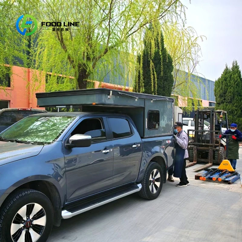 Customized 4x4 Awning Truck Camper Topper Overland Popup Pick-up Bed Tent Off-road Slide on Aluminum Pickup Truck Tent