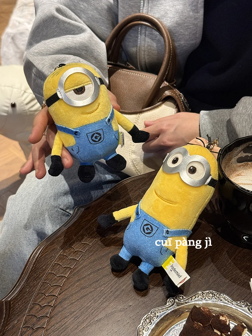 Kawaii تيم التوابع محشوة أفخم قلادة لعبة الكرتون أنيمي لطيف وسادة الاطفال هدية عيد ميلاد متعة دمية رفيق المفاتيح