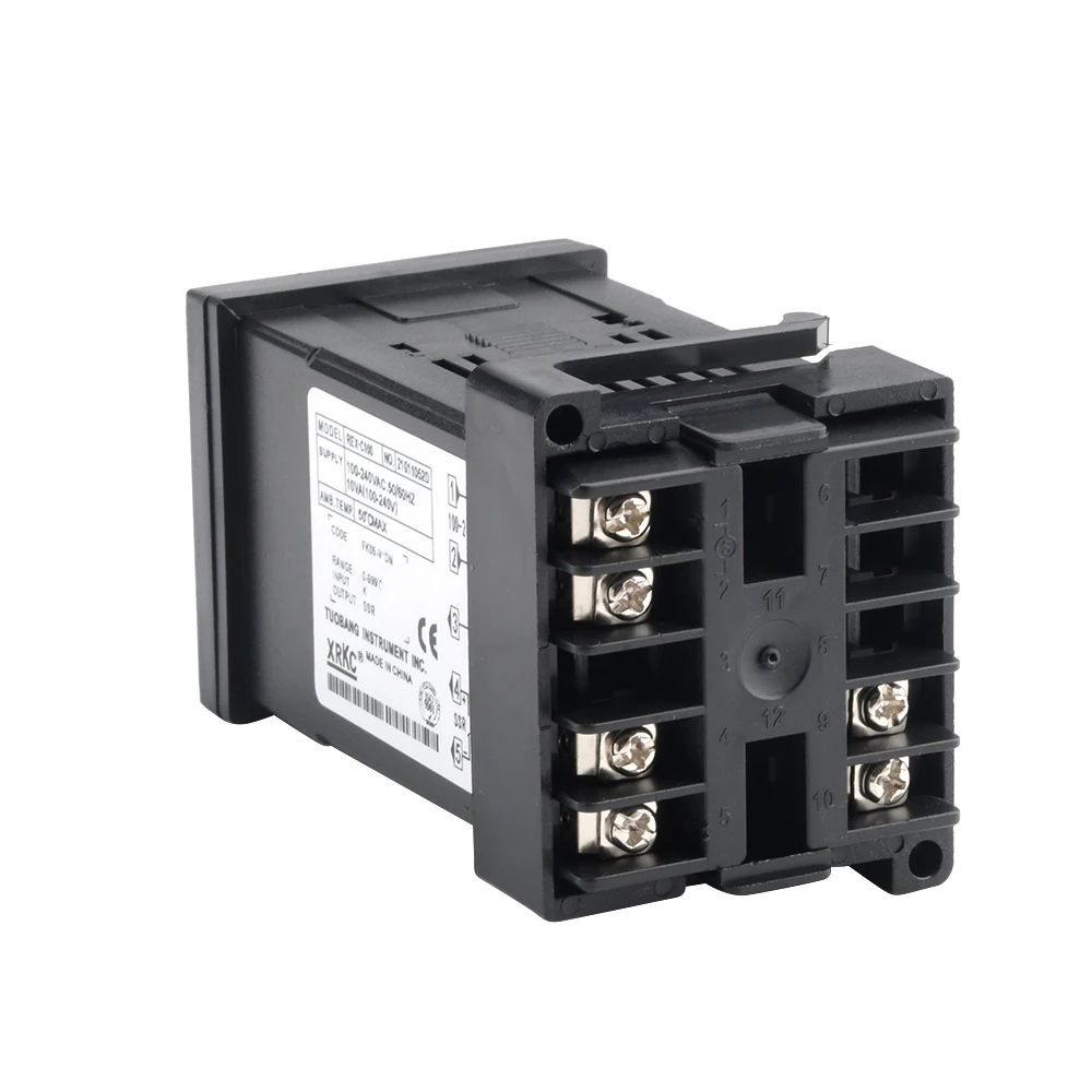 REX-C100 Digitaler intelligenter PID-Temperaturregler Universal/K Typ REX C100 Thermostat SSR-Relaisausgang – Detail 9