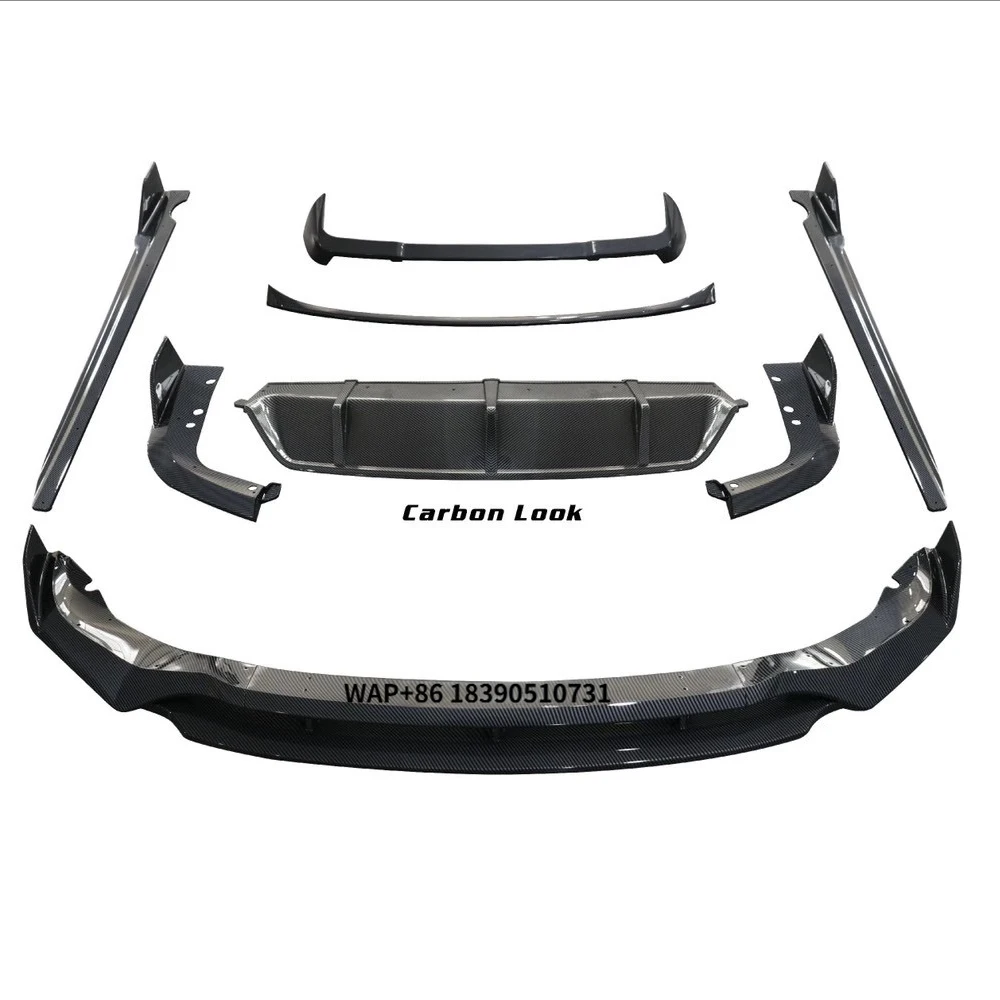 

Body Kits Carbon Fiber Look Front Lip Diffuser Splitters Side Skirts Spoiler Wings for X5 G05 Warrior Style Auto Parts