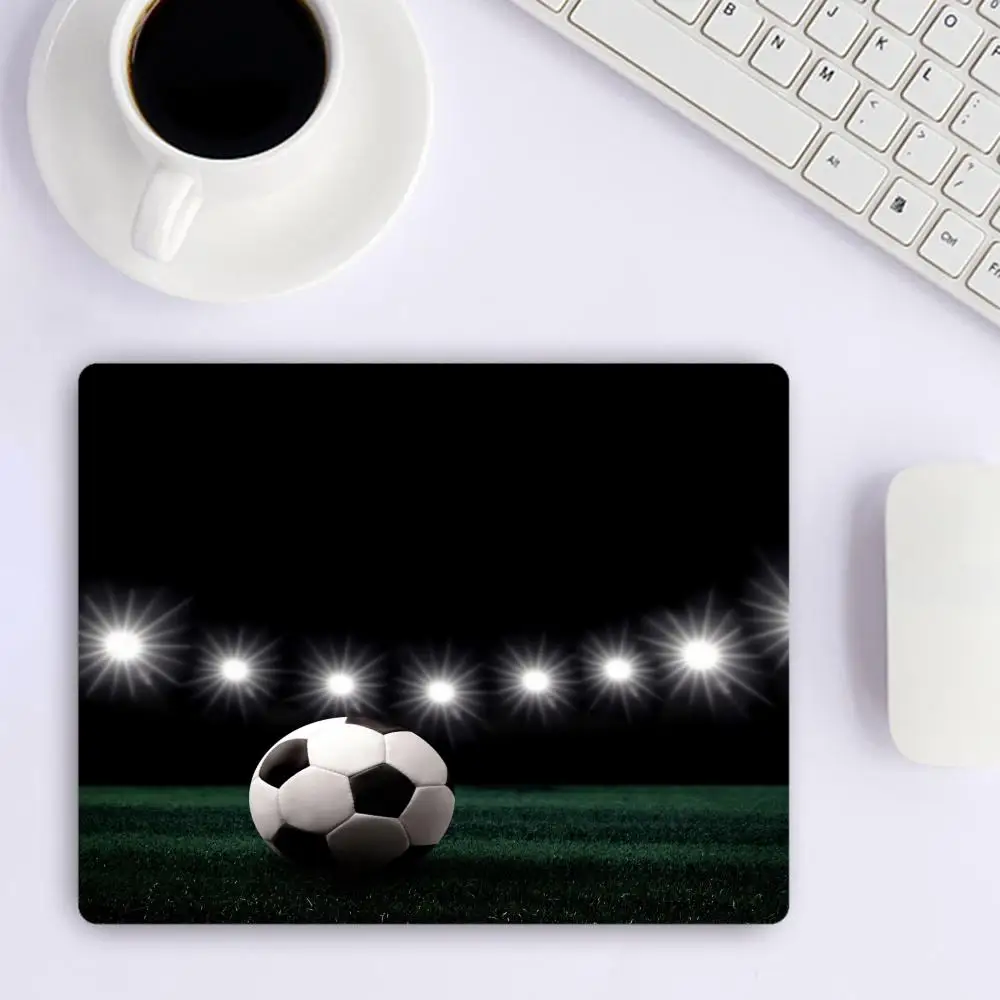 Stormy Sky Soccer Desk Mat, Premium Bound Edge NonSlip Mouse Pad