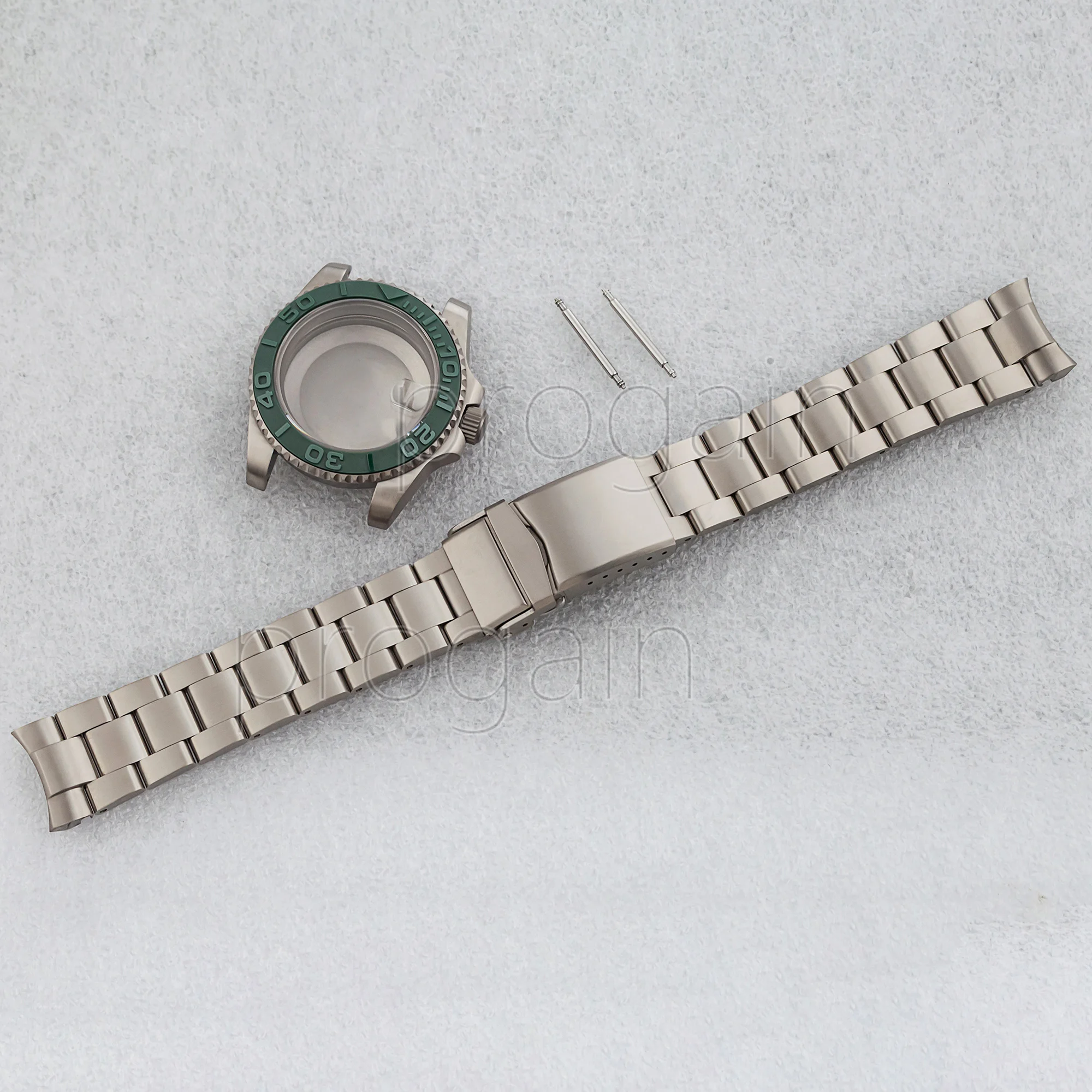 

Titanium Watch Case Strap 40mm Titanium Case Titanium Band For NH35 NH36 SUB GMT Watch Bracelet Parts NH35 Titanium Case