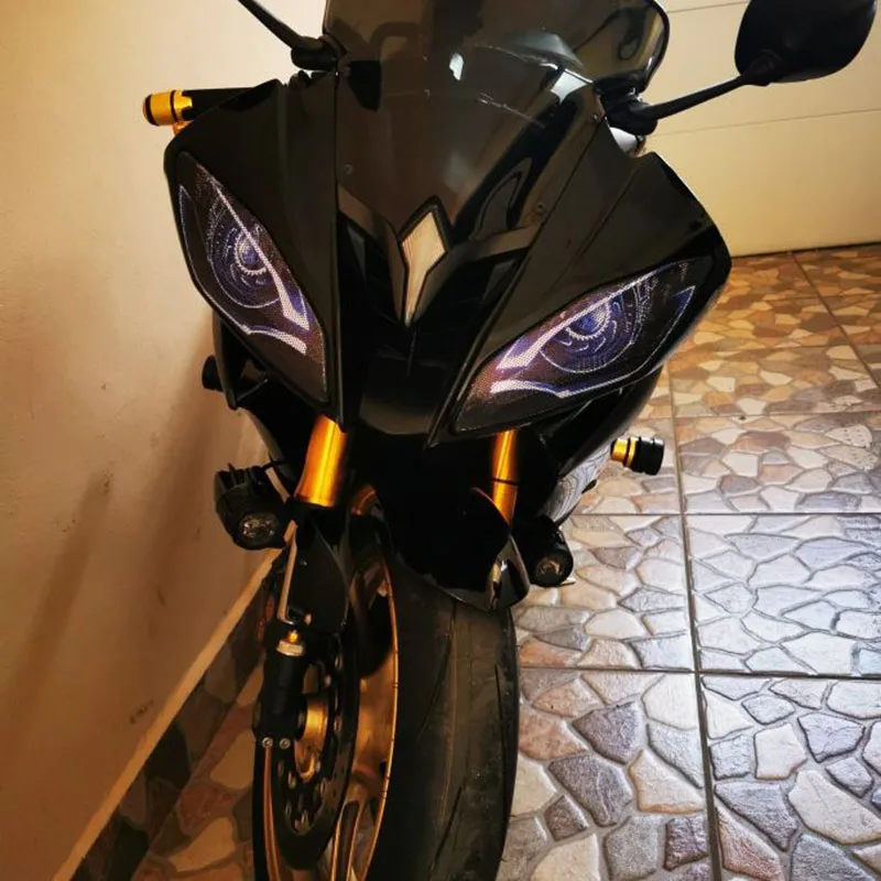 

Защитная наклейка для фар мотоцикла, защитная наклейка для головы, подходит для YZFR6 YZF-R6 YZF R6 2006-2016