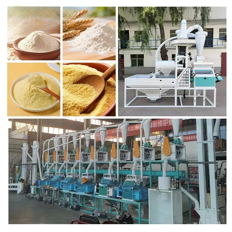 Customized Capacity Wheat Flour Milling Plant High Precision Grinding Machine Automatic Flour Production Line