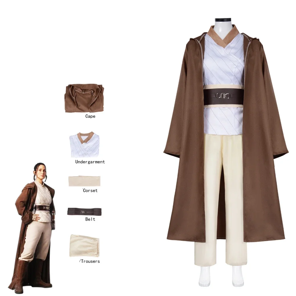 

Хэллоуин Мастер Джедай Индей Косплей Костюм Научная Художественная Драма Акулийт Рыцарь-джедай Халат и Униформа Комплект Карнавальной Вечеринки